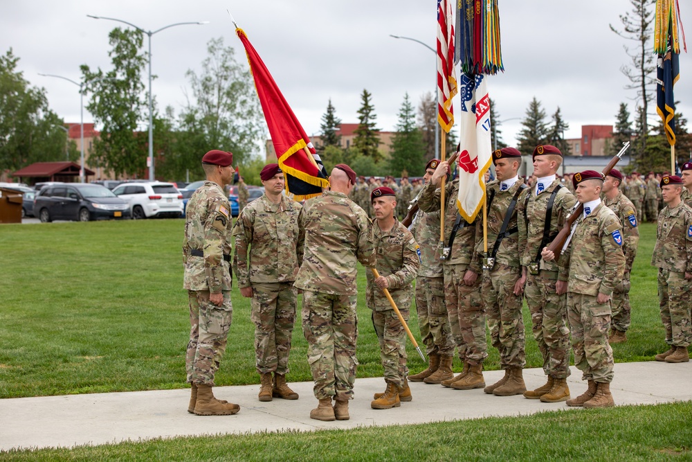 Spartan Brigade change of command