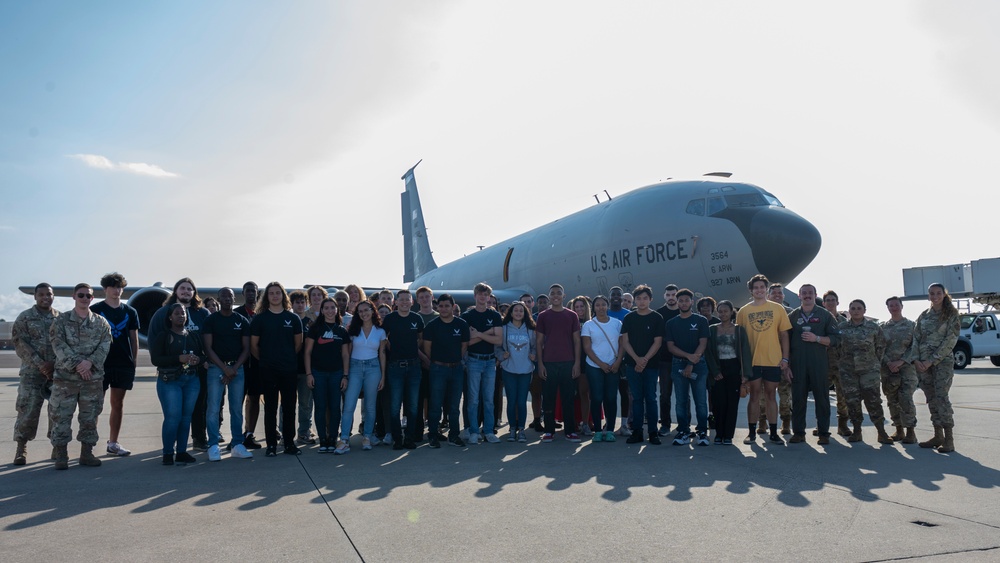 Tomorrow's Air Force - Local Recruits visit MacDill