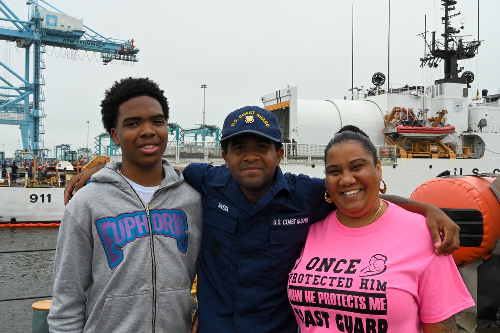 USCGC Bear (WMEC 901) returns home following 65-day deployment