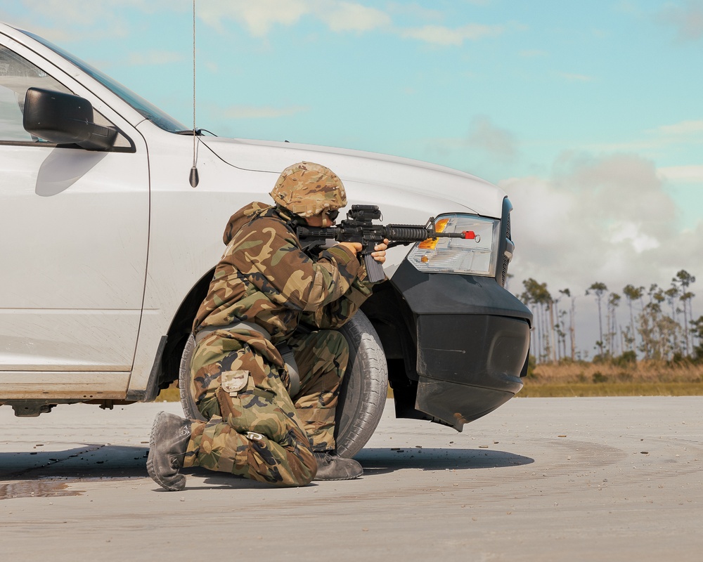 366 CES Participates in a Unit-Led Combat Support Training at Tyndall Silver Flag Site