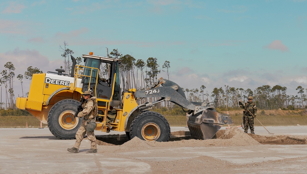 366 CES Participates in a Unit-Led Combat Support Training at Tyndall Silver Flag Site