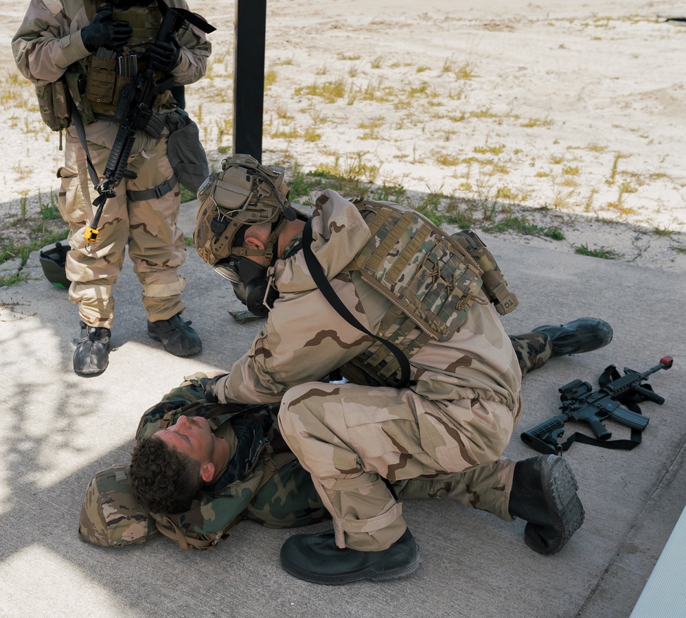 366 CES Participates in a Unit-Led Combat Support Training at Tyndall Silver Flag Site