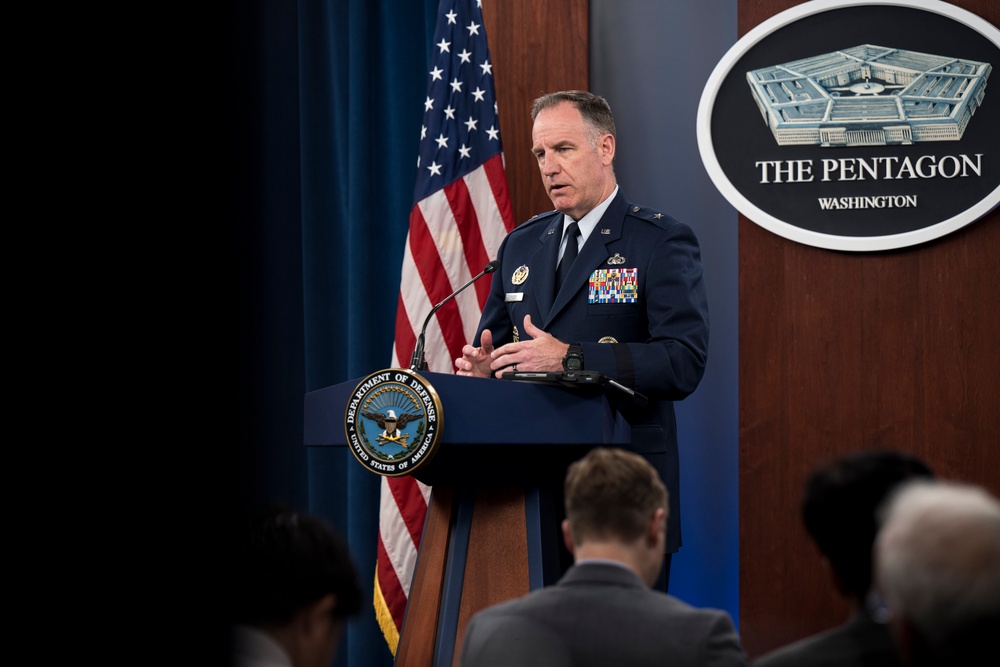 Pentagon Press Secretary Conducts Press Briefing