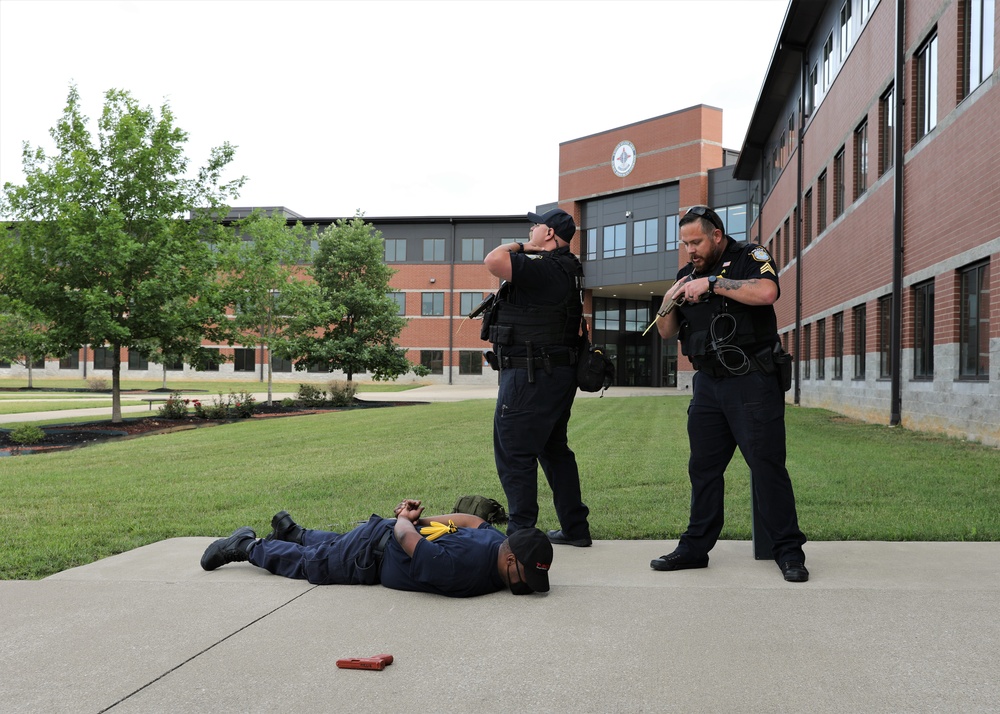 HRC partners with Fort Knox emergency services for active shooter training exercise