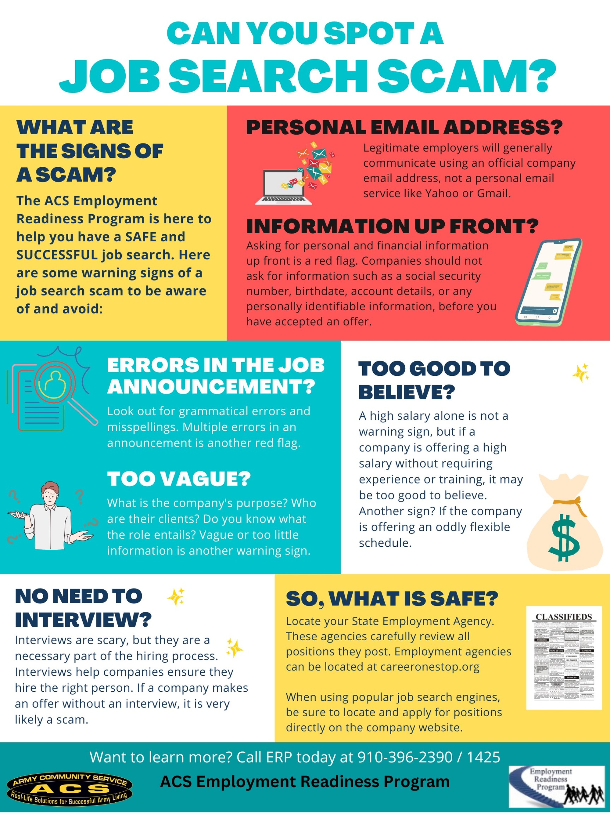 DVIDS - Images - Job seekers should learn scam warning signs
