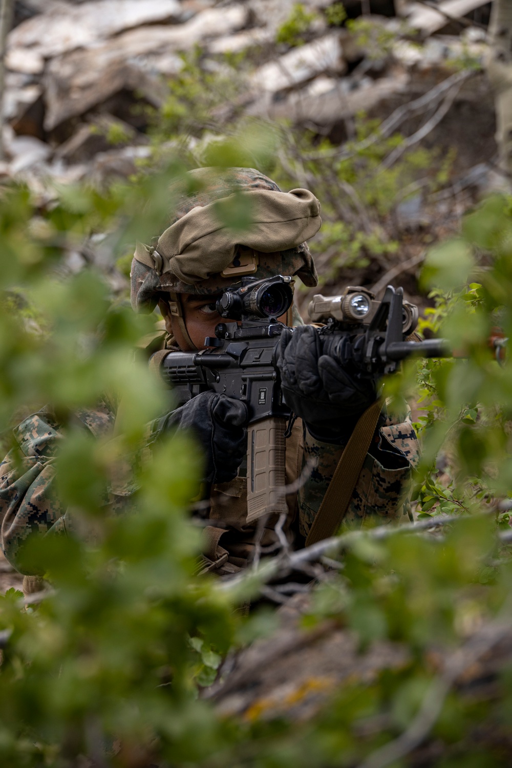 MTX 4-23: Marines with 2/23 conduct the final exercise of MTX at Mountain Warfare Training Center