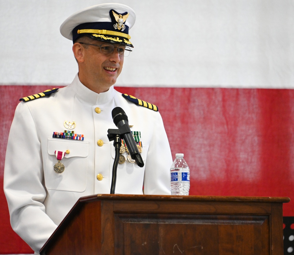 Coast Guard Air Station Kodiak holds change of command ceremony