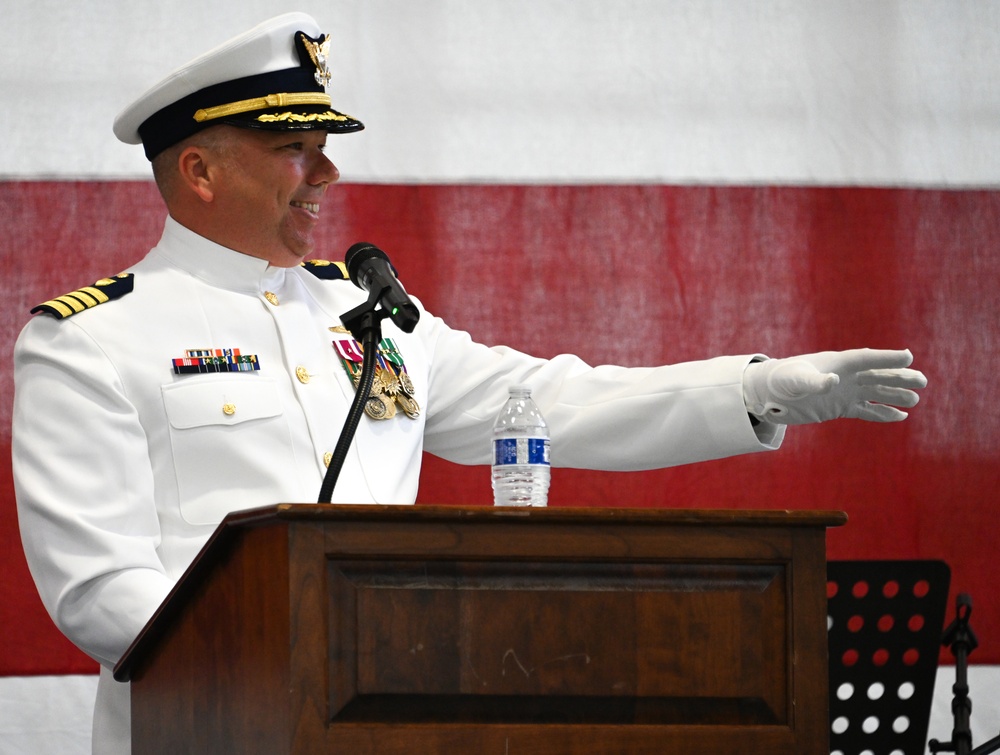 Coast Guard Air Station Kodiak holds change of command ceremony