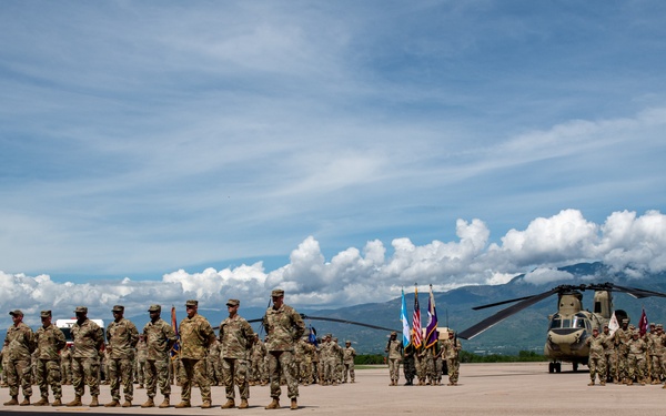 JTF-Bravo holds annual change of command ceremony