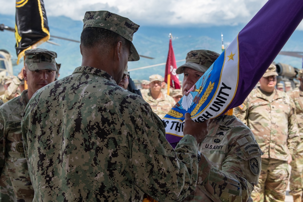 JTF-Bravo holds annual change of command ceremony