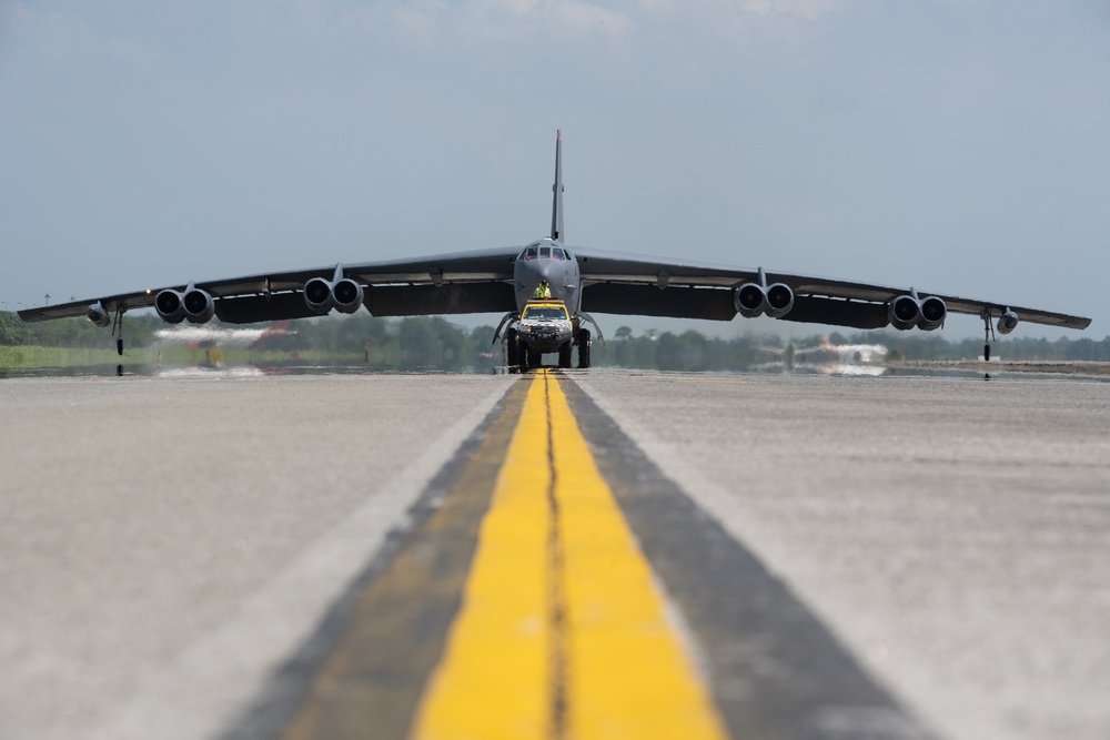 First-ever US Air Force B-52s arrive in Indonesia for bilateral training