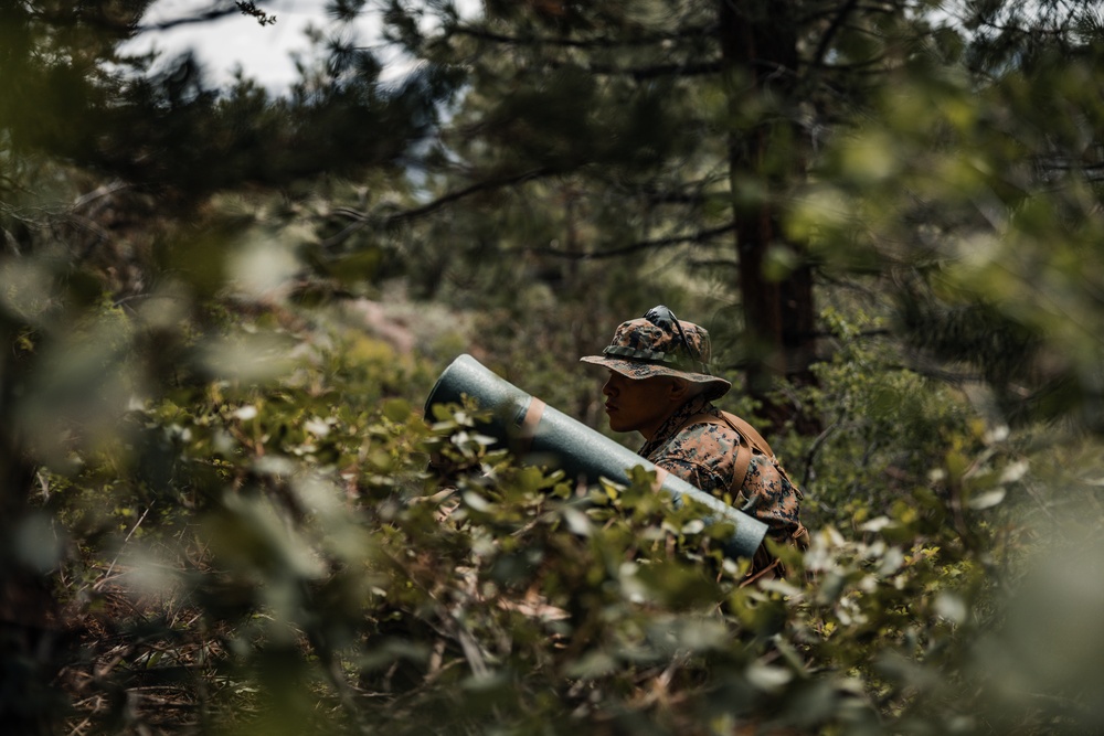 4th Reconnaissance Battalion patrols during Mountain Exercise 4-23