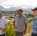 MCBH leadership and Hawaii state representatives visit MCTAB fence line project