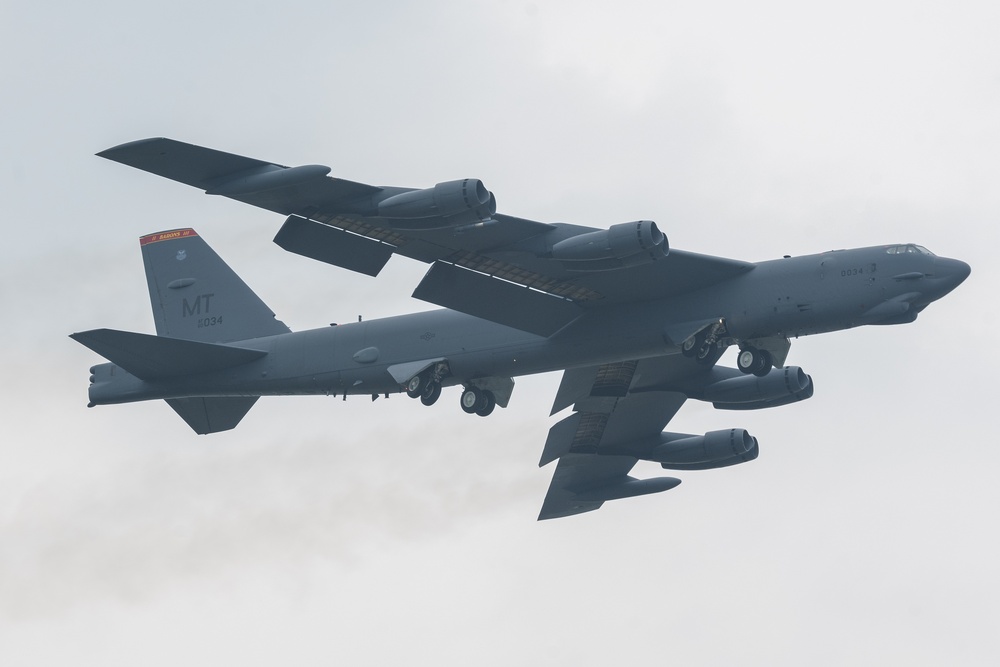 DVIDS - Images - First-ever US Air Force B-52 Flight Takes Off From ...