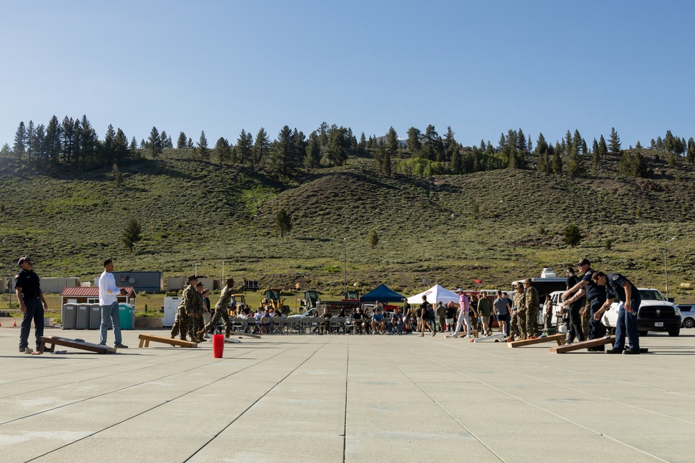 The Lt. Dan Band performs a free concert in support of service members at the Marine Corps Mountain Warfare Training Center