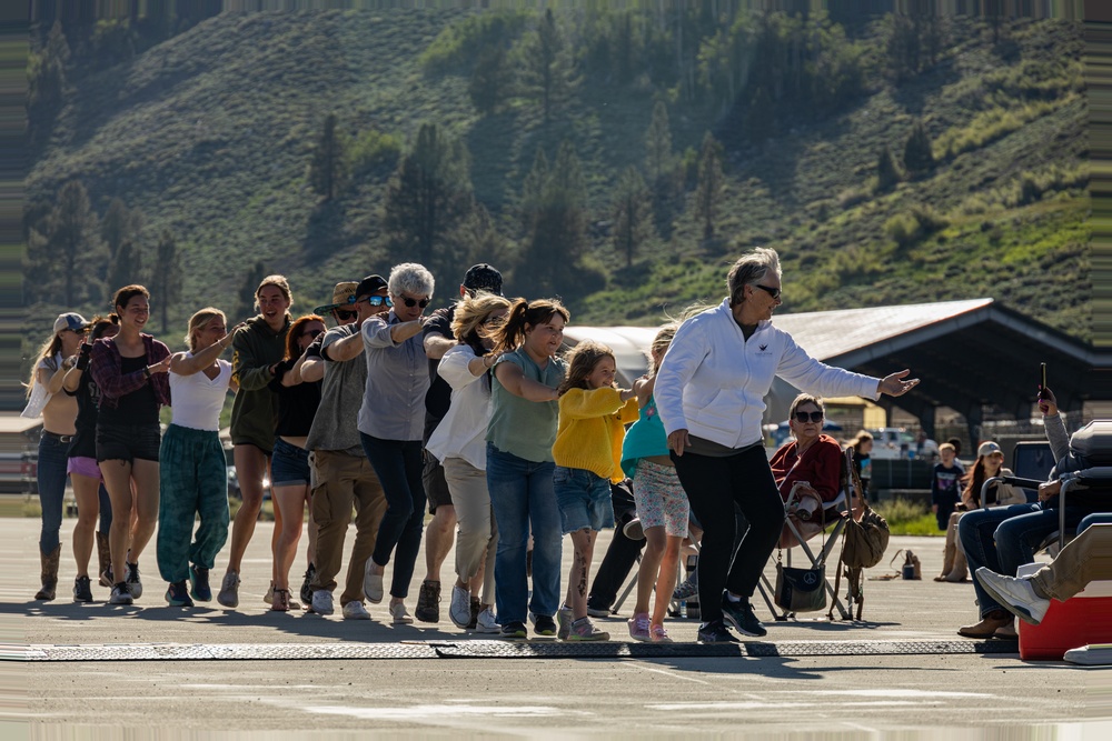 The Lt. Dan Band performs a free concert in support of service members at the Marine Corps Mountain Warfare Training Center