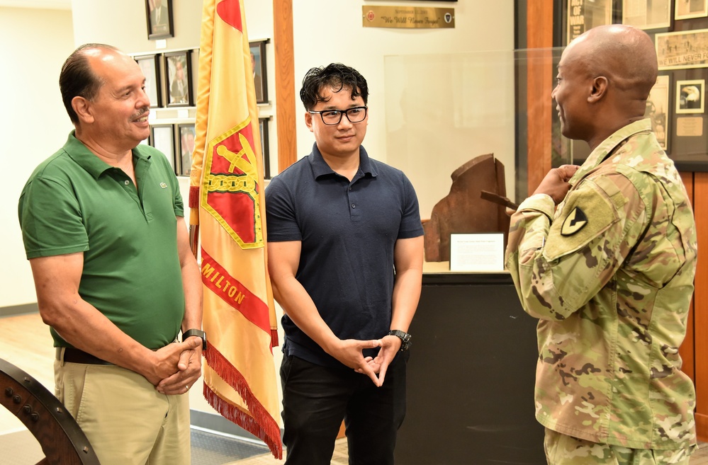 Fort Hamilton Garrison Commander Administers Oath to New Civilian Employees