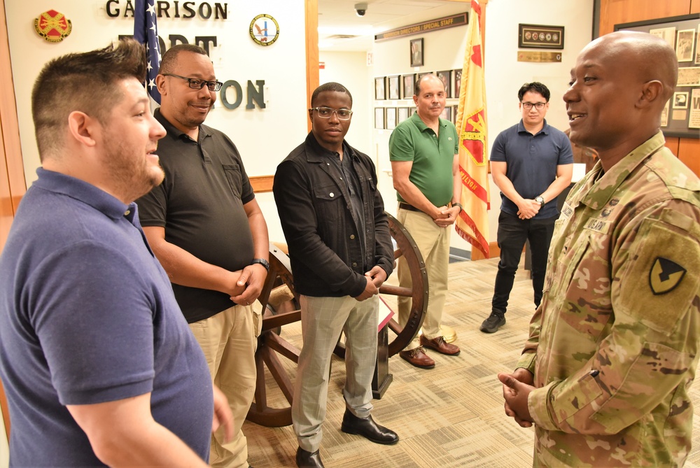 Fort Hamilton Garrison Commander Administers Oath to New Civilian Employees