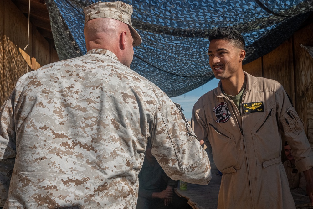 ITX 4-23: Lt. Gen. Bellon &amp; Sgt. Maj. Ruiz step on deck