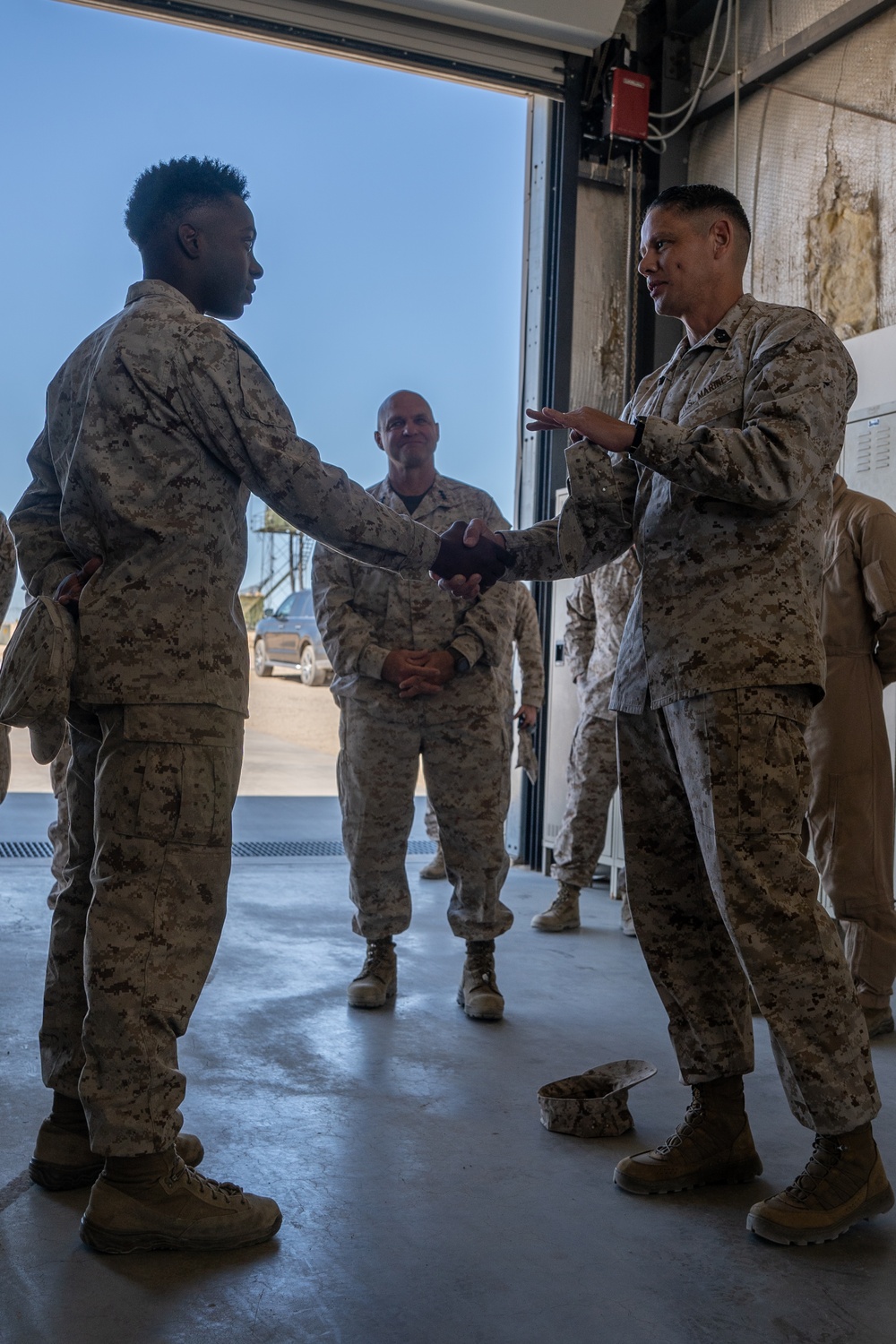 ITX 4-23: Lt. Gen. Bellon &amp; Sgt. Maj. Ruiz step on deck