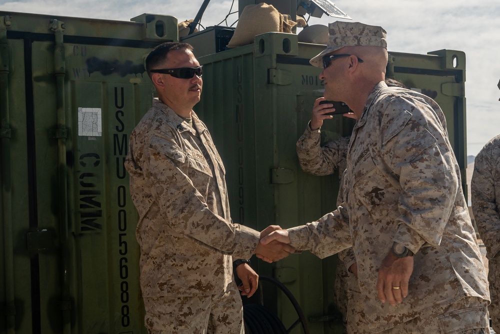 ITX 4-23: Lt. Gen. Bellon &amp; Sgt. Maj. Ruiz step on deck