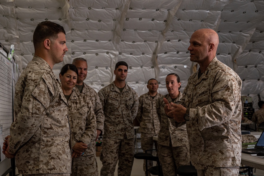 ITX 4-23: Lt. Gen. Bellon &amp; Sgt. Maj. Ruiz step on deck