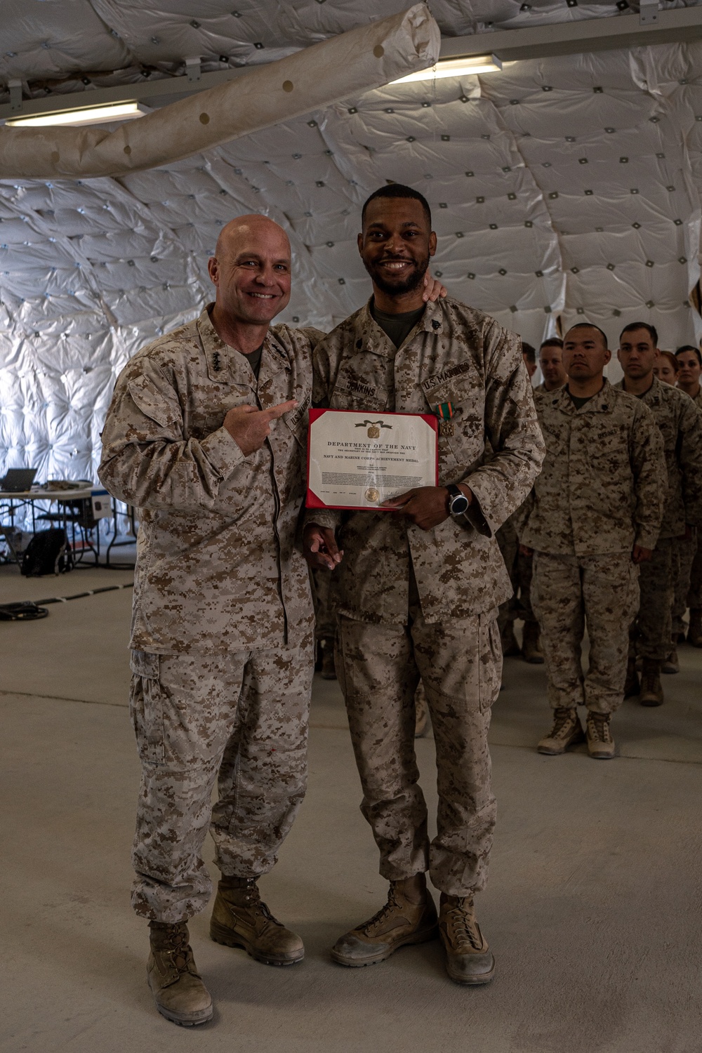ITX 4-23: Lt. Gen. Bellon &amp; Sgt. Maj. Ruiz step on deck