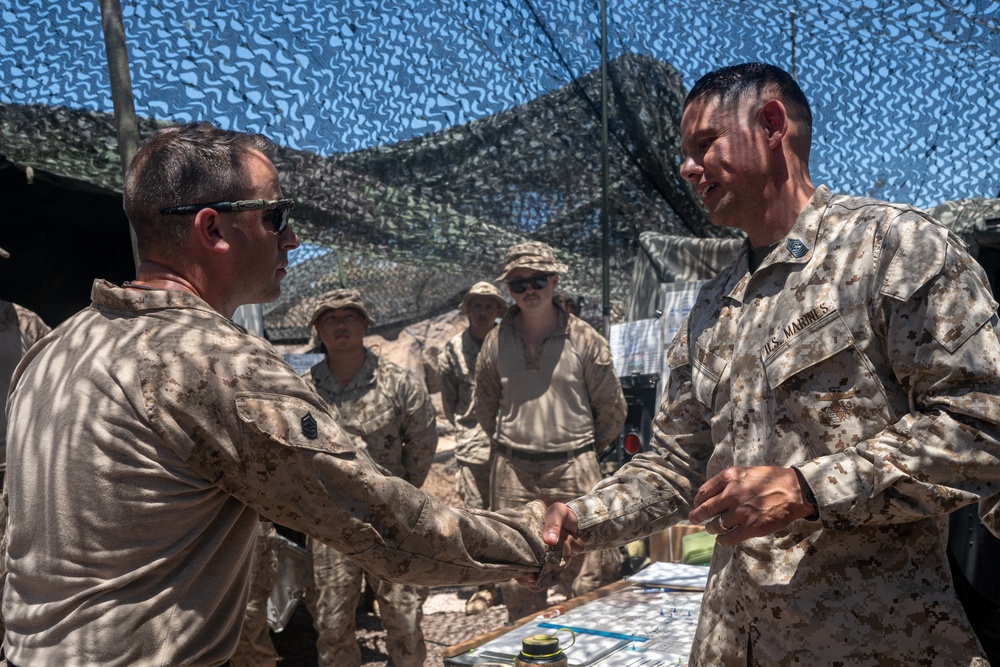 ITX 4-23: Lt. Gen. Bellon &amp; Sgt. Maj. Ruiz step on deck
