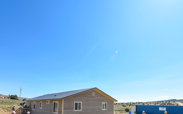 Navy Seabees Build Home For Native Americans in Need
