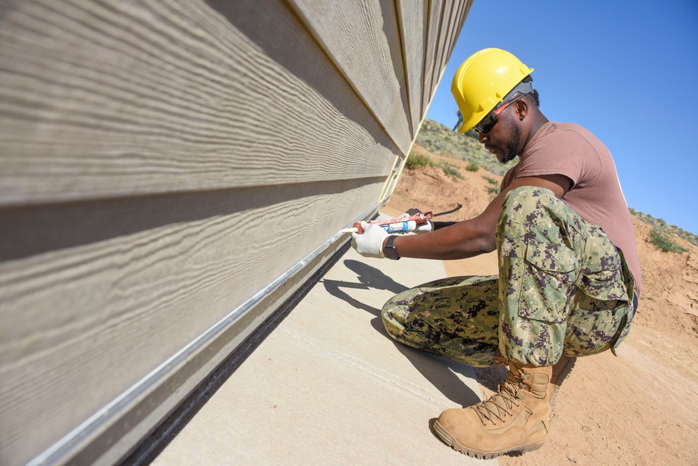 Navy Seabees Build Home For Native Americans in Need