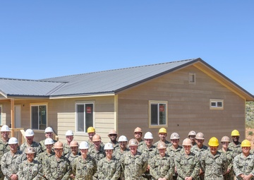 Navy Seabees Build Home For Native Americans in Need