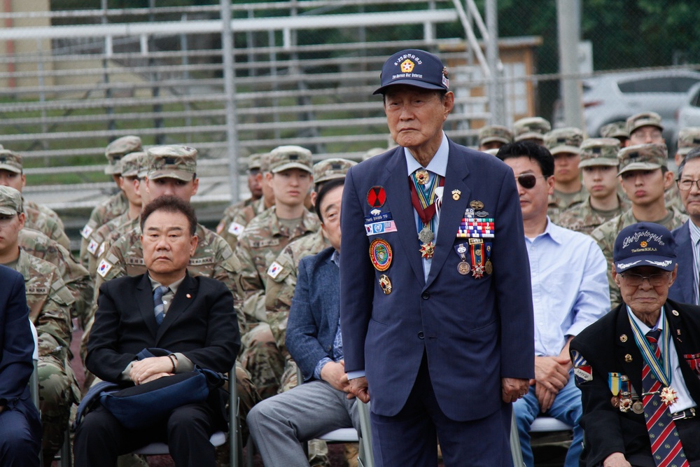 19th Expeditionary Sustainment Command hosts a KATUSA-Friendship Week event at Camp Caroll located in Waegwan.
