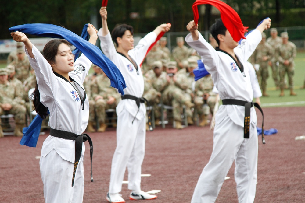 19th Expeditionary Sustainment Command hosts a KATUSA-Friendship Week event at Camp Caroll located in Waegwan.