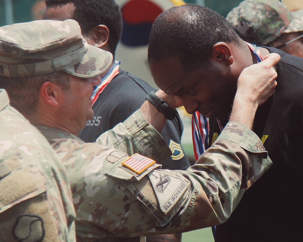 19th Expeditionary Sustainment Command hosts a KATUSA-Friendship Week event at Camp Caroll located in Waegwan.