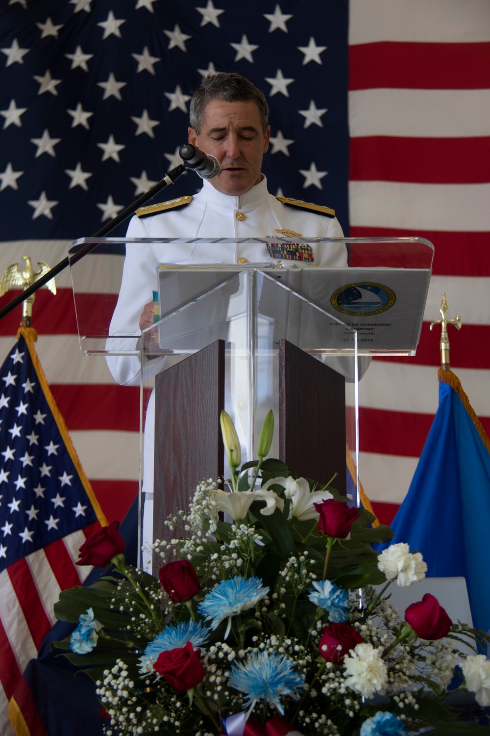 Joint Region Marianas Holds Change of Command