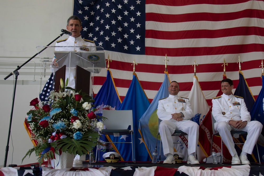 Joint Region Marianas Holds Change of Command