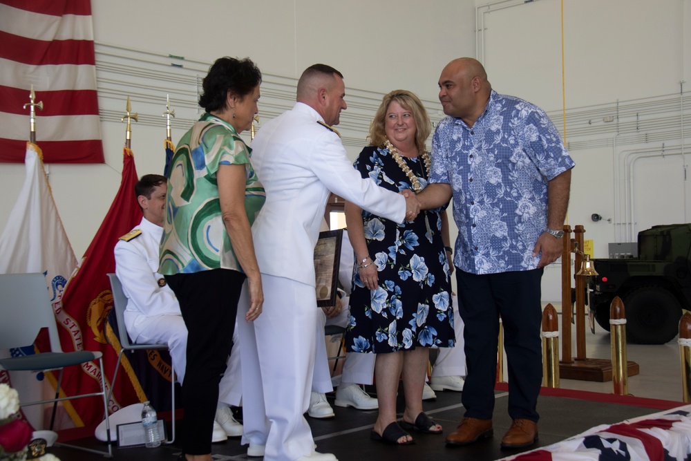 Joint Region Marianas Holds Change of Command