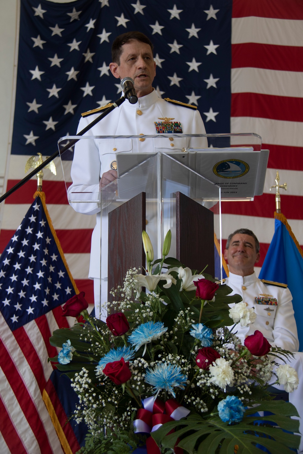 Joint Region Marianas Holds Change of Command