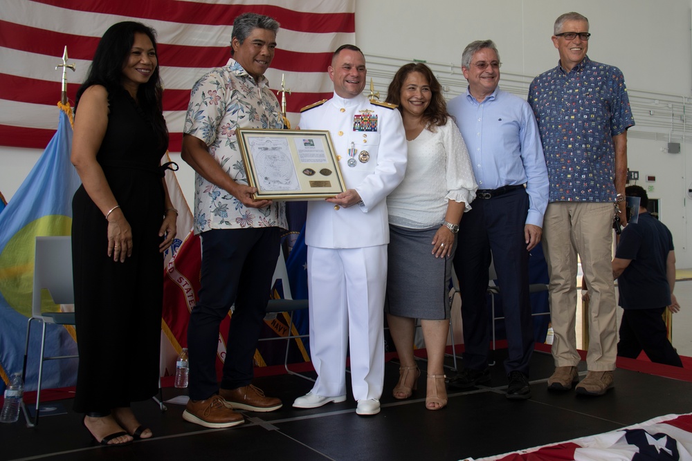 Joint Region Marianas Holds Change of Command