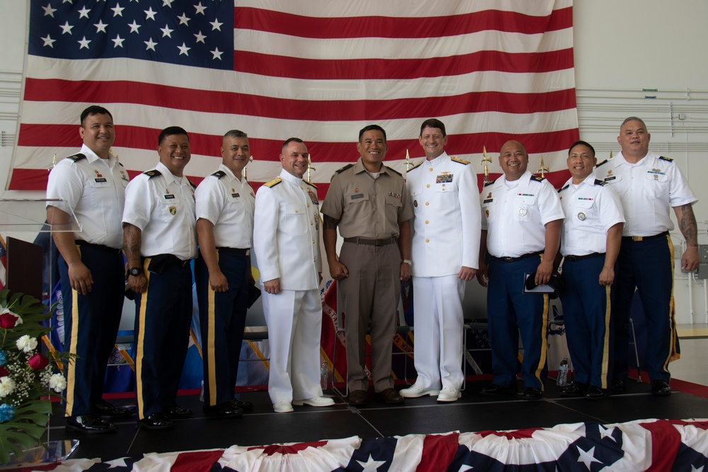 Joint Region Marianas Holds Change of Command