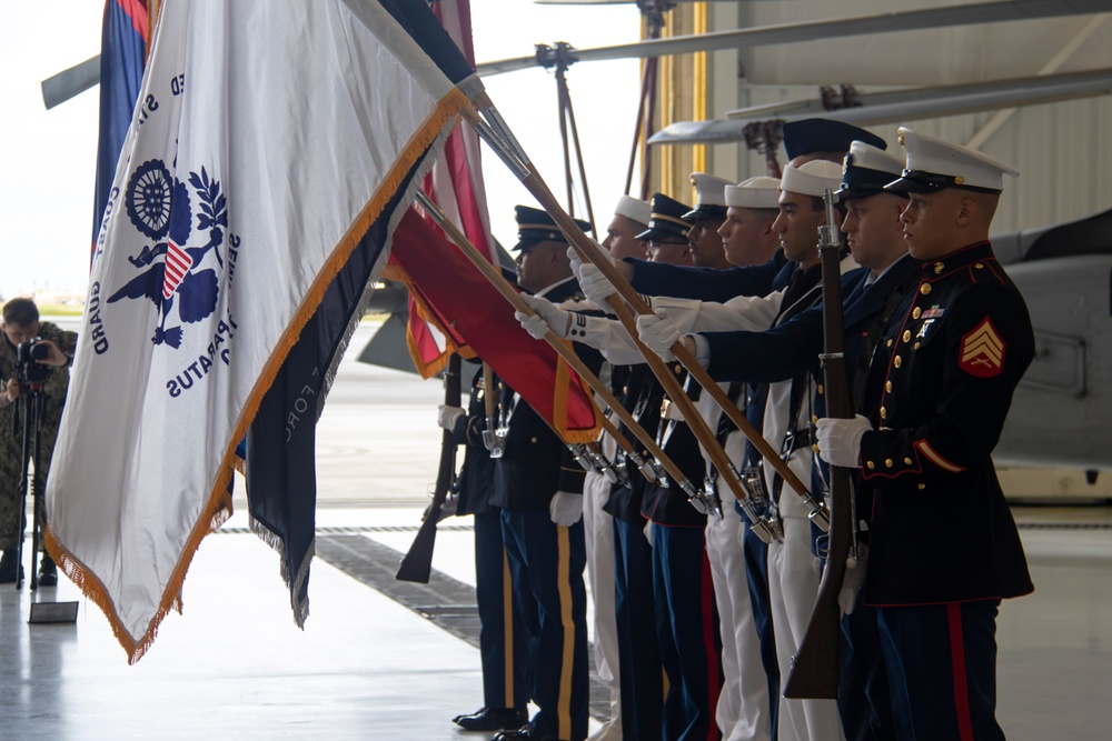 Joint Region Marianas Holds Change of Command