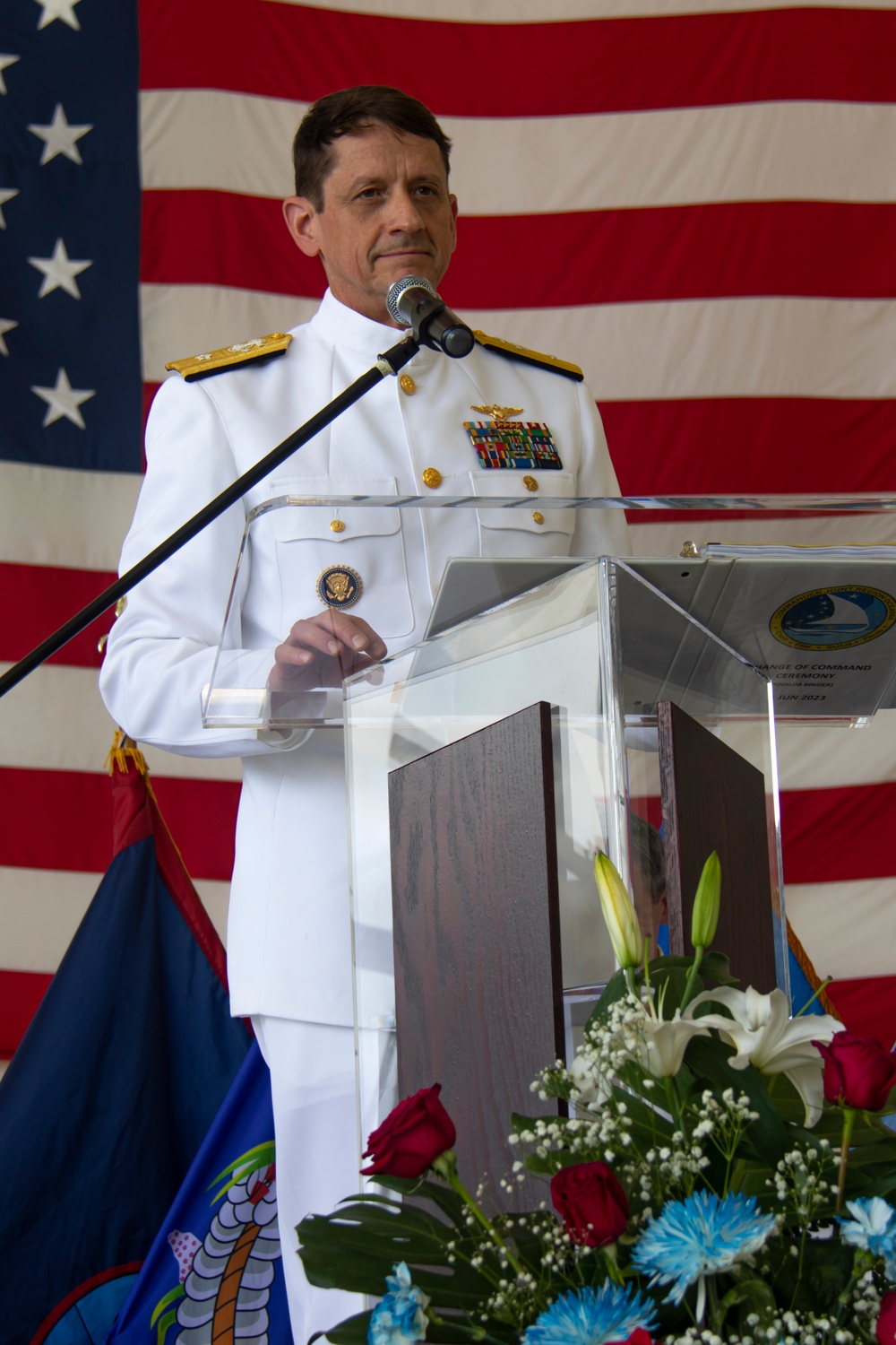 Joint Region Marianas Holds Change of Command