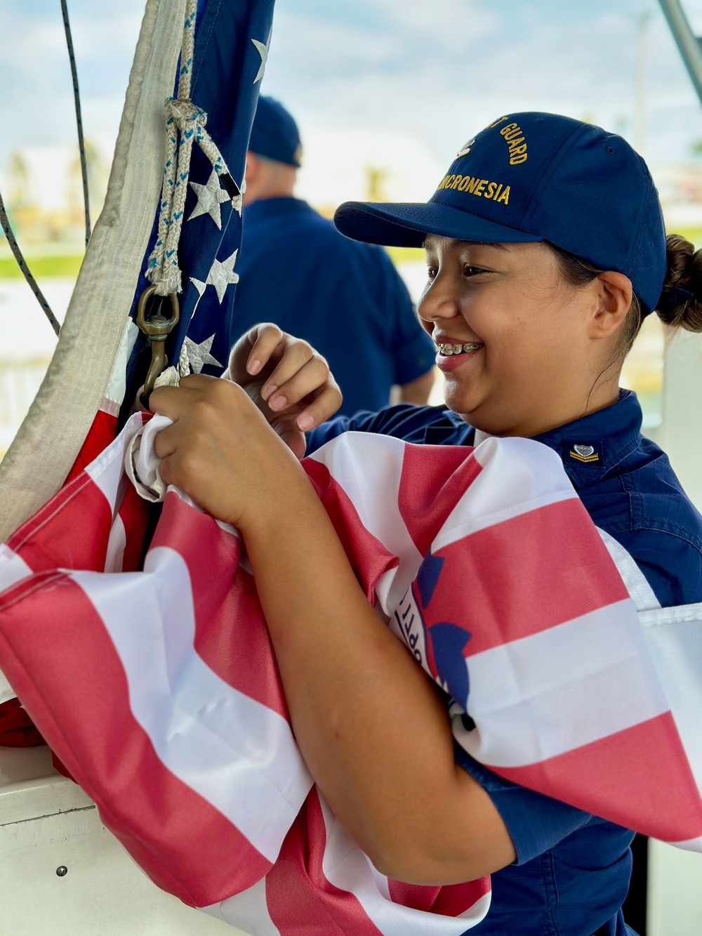 Colors shift on USCGC Oliver Henry