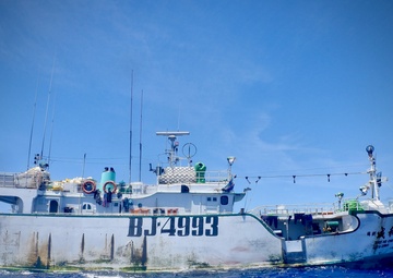 USCGC Oliver Henry (WPC 1140) crew conducts WCPFC boarding on high seas