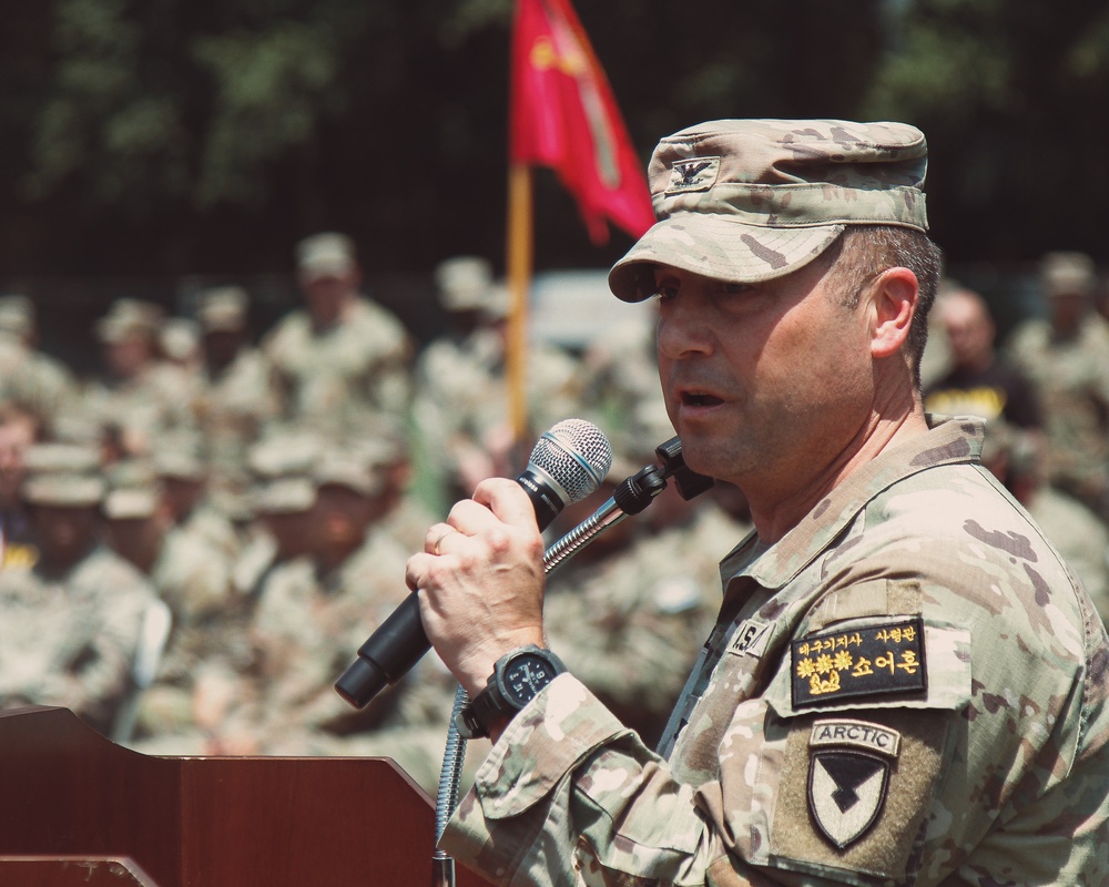 19th Expeditionary Sustainment Command hosts a KATUSA-Friendship Week event at Camp Caroll located in Waegwan.