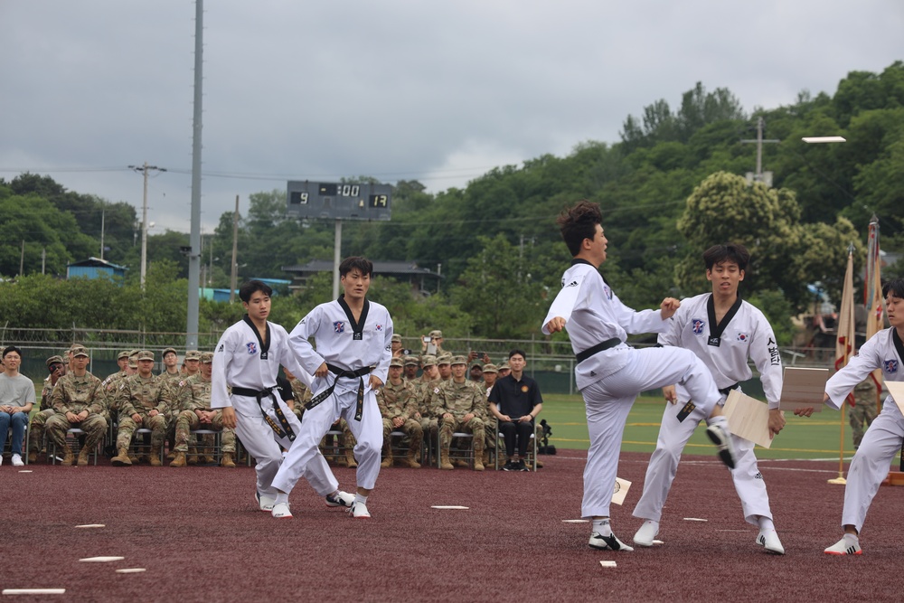 19th Expeditionary Sustainment Command hosts a KATUSA-Friendship Week event at Camp Caroll located in Waegwan.