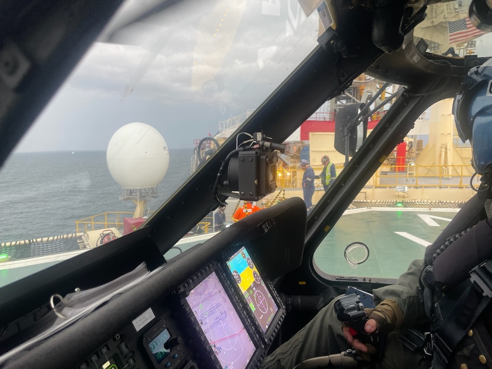 Coast Guard medevacs motor vessel crewmember near Grand Isle, La.