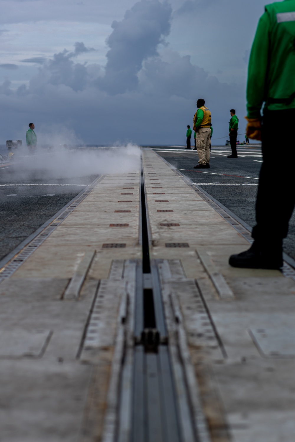 Sailors Test Catapults onboard USS George Washington (CVN 73)