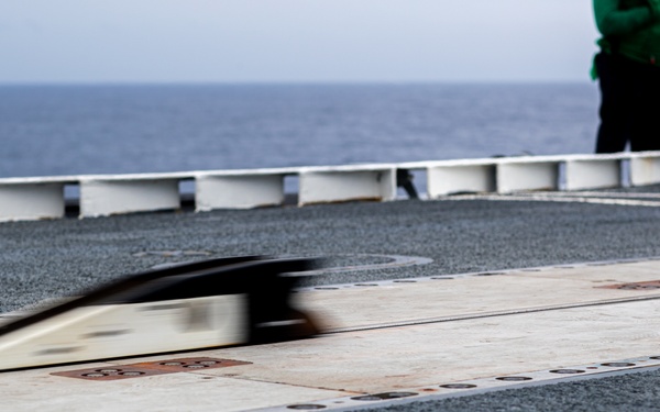 Sailors Test Catapults onboard USS George Washington (CVN 73)