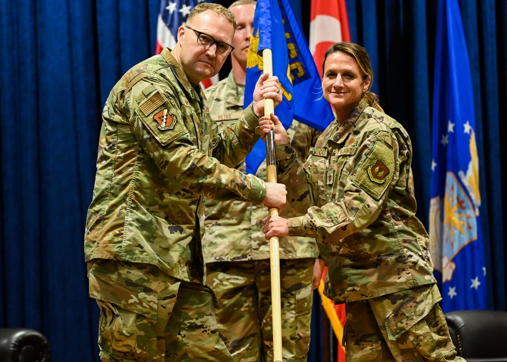 39th CS Change of Command